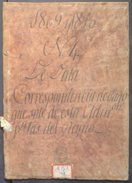 Libro de data de correspondencias