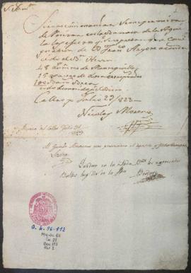 Permiso de depósito en barraca