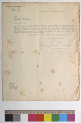 Envío de borreguita, postes de fierro y alambres