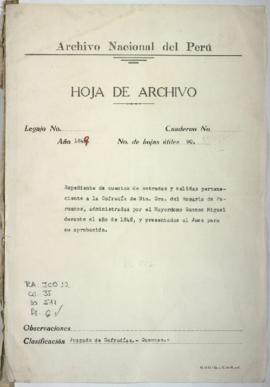 Aprobación de cuentas