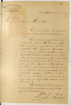 Testimonio de condena