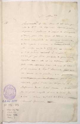 Entrega de cantidad de pesos