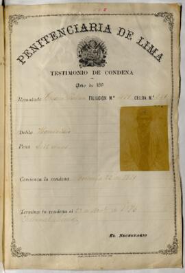 Testimonios de condena