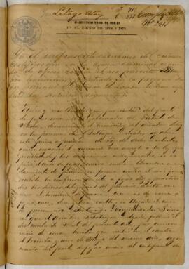 Testimonio de condena