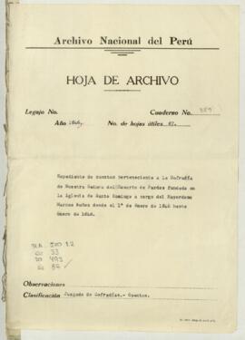 Cuentas de cargo y data