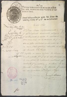 Solicitud de devolución de cantidad de pesos