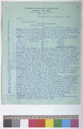 Remisón de dinero, envio de herramienta, libros y ganados