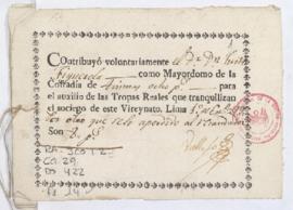 Comprobantes de contribuciones voluntarias