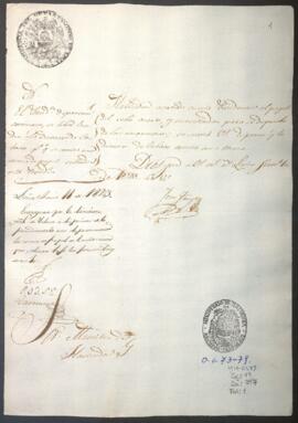 Pedido de papel sellado