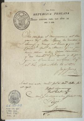 Solicitud de licencia de salida para barco