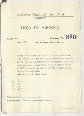 Aprobación de cuentas