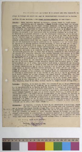 Certificado de indemnización