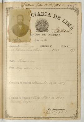 Testimonio de condena