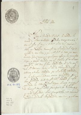 Remisión de razón de marcos de plata