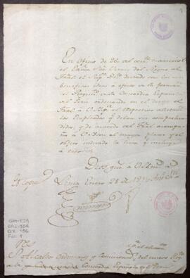 Regimiento de la Concordia Española en el Perú.
