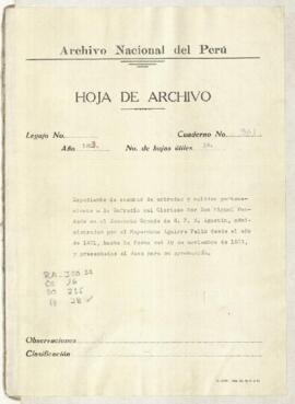 Aprobación de cuentas