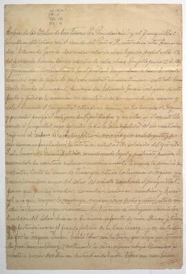 Copia de escritura de posesión de tierras