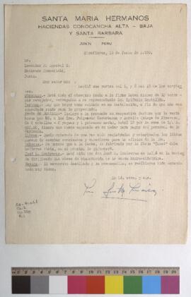 Entrega de obsequio, venta de equinos, construcción de hidroeléctrica y envío de carnerito y mantequilla