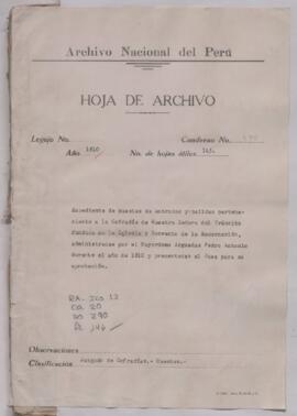 Comprobantes de cuenta