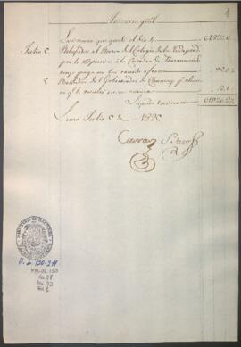 Razón diaria de ingresos y egresos