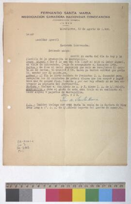 Recojo de harina, envío de azúcar y duplicado factura