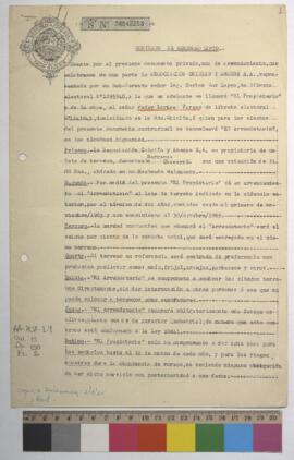 Contrato de arrendamiento