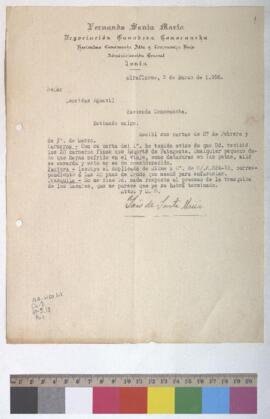 Recepción de carneros importados, envío de duplicado de factura y trasquila de lanares