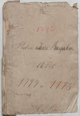 Protocolo notarial de Pedro Josep de Angulo