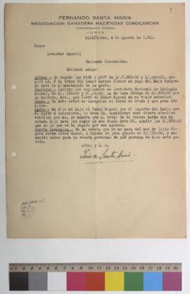 pago de letras, envío de facturas y envío de crudo