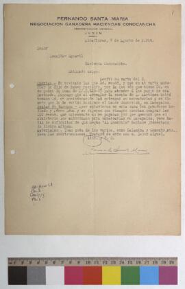 Revisión de cuenta, venta de vacunos y envío de materiales