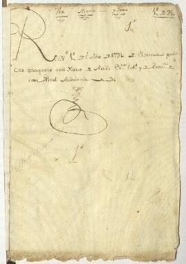 Protocolo notarial de Hilario de Avila