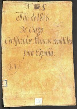 Libro de cargos de certificados