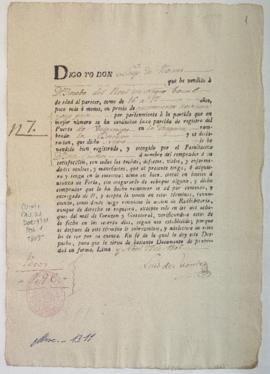 Contrato de venta de esclavo
