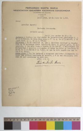 Envío de duplicados de facturas, conclusión de reparación de carreteras y construcción de escuela