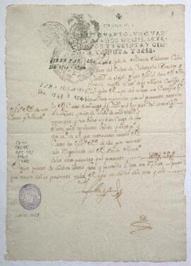 Certificación de partida en Libros Manuales de Caja Real