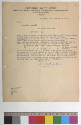 Envío de copia de factura por compra de aceite y envío de sacos de maíz