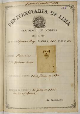 Testimonios de condena