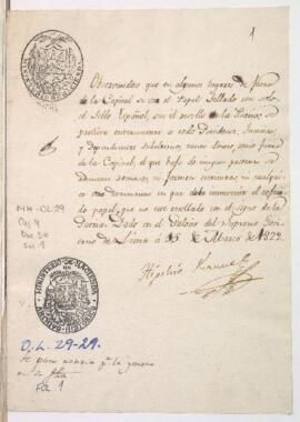 Prohibición de sello