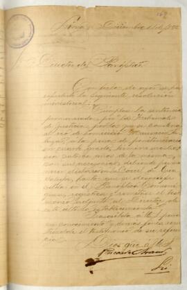 Testimonio de condena