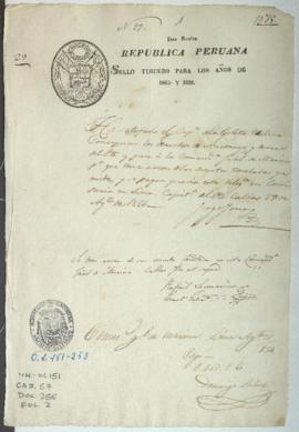 Solicitud de licencia de salida para barco
