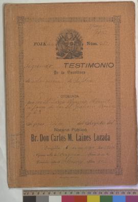 Testimonio de escritura de aclaración, declaración y ampliación de hipoteca