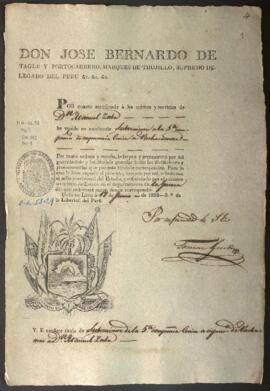 Nombramiento de subteniente