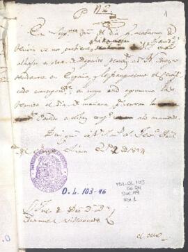 Solicitud de certificación de partida
