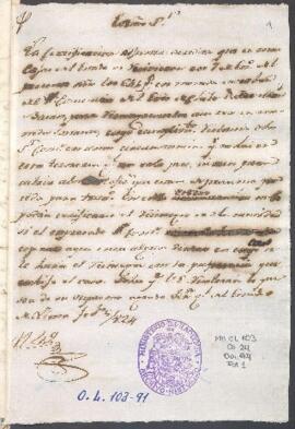 Recepción de monedas de cobre