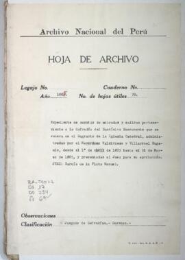 Cuentas de cargo y data