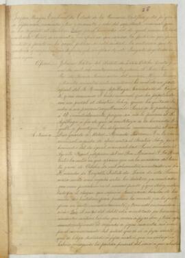 Testimonio de condena