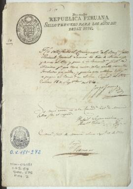 Solicitud de licencia de salida para barco