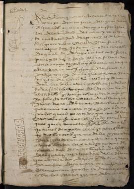 Protocolo notarial de Francisco Gonzáles de Balcazar