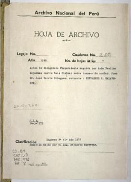 Inspección en tienda