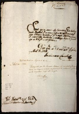 Entrega de cantidad de pesos